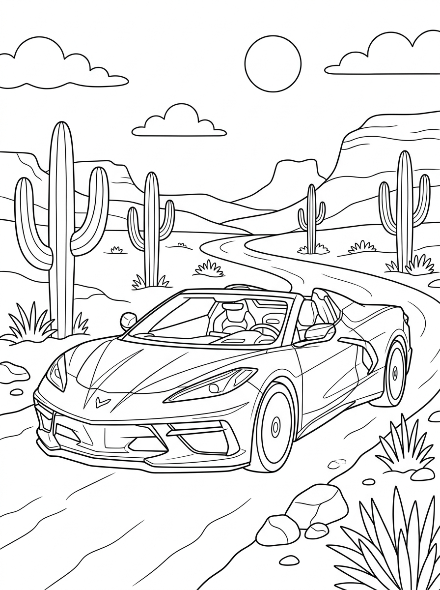 free Chevrolet tree coloring pages