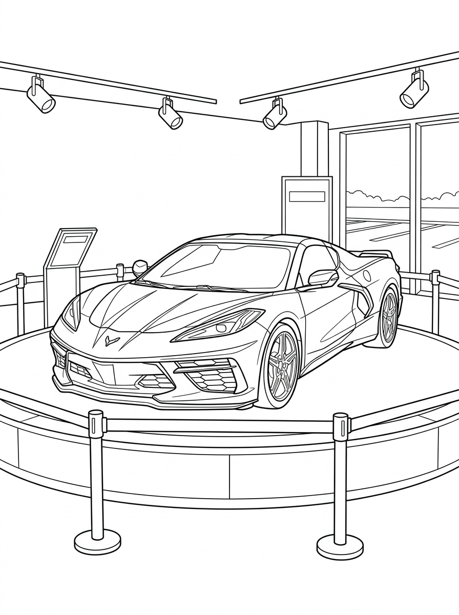 free printable Chevrolet coloring pages for adults 1