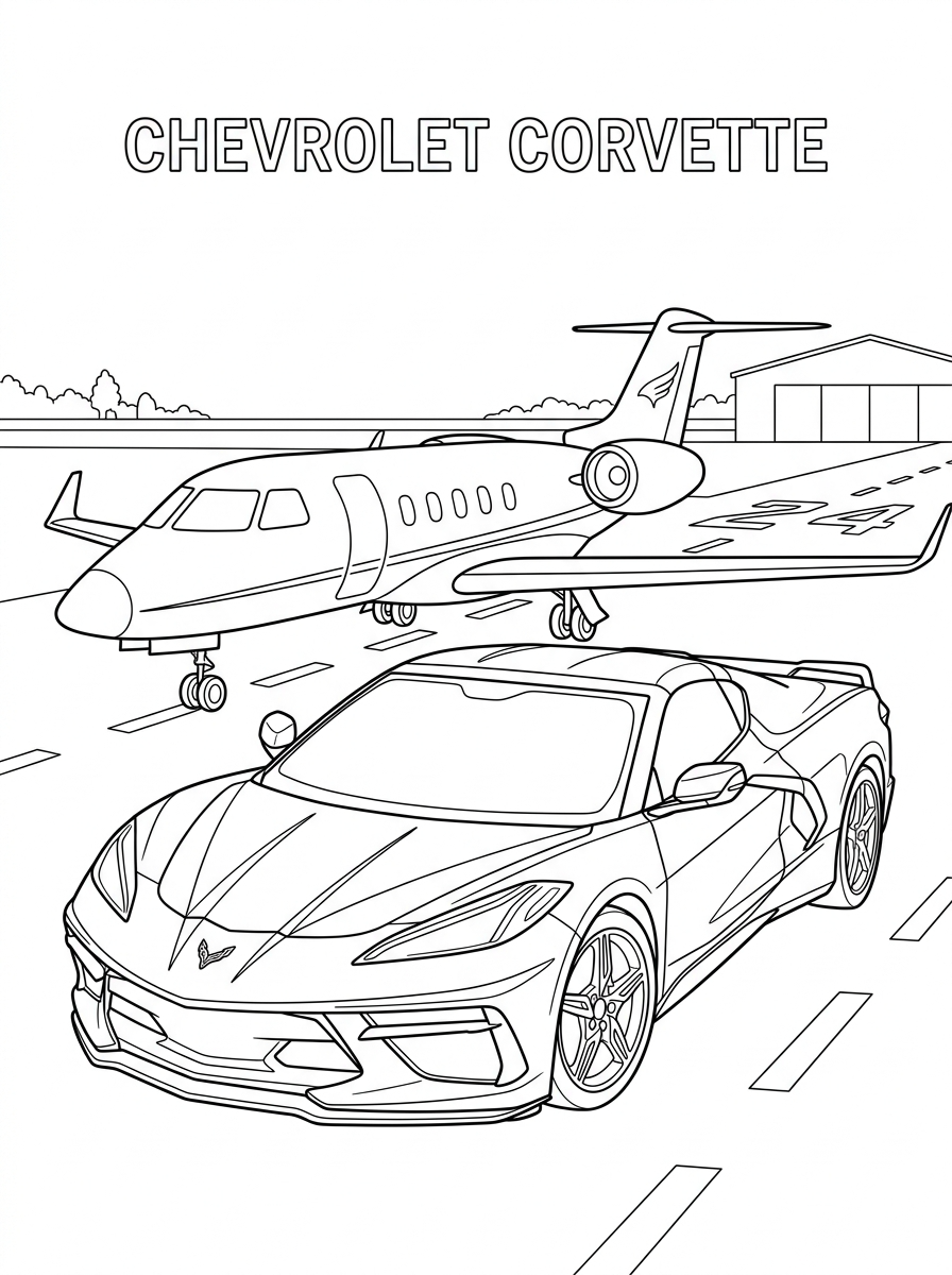 free printable Chevrolet coloring pages