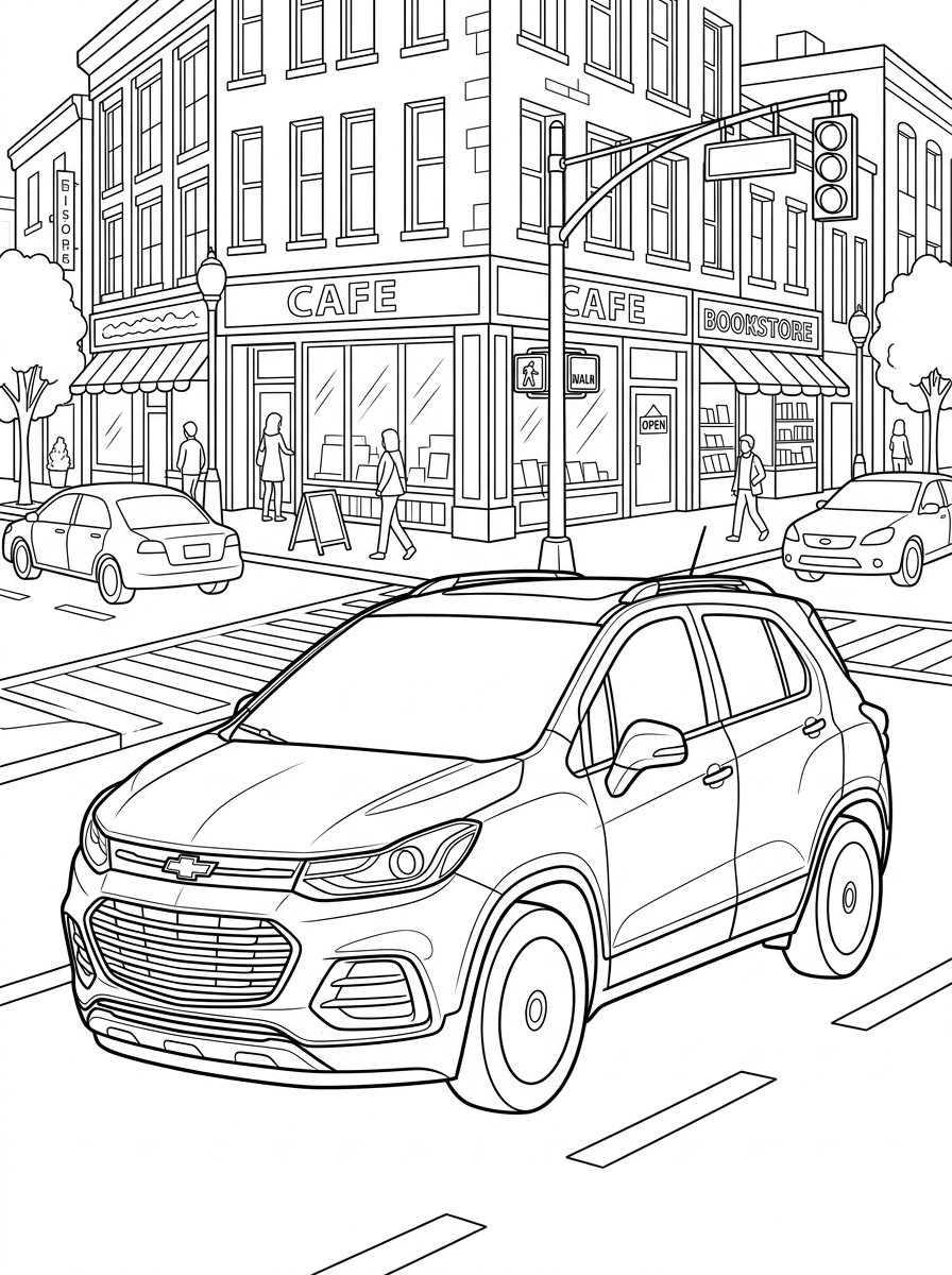 Chevrolet ornament coloring pages