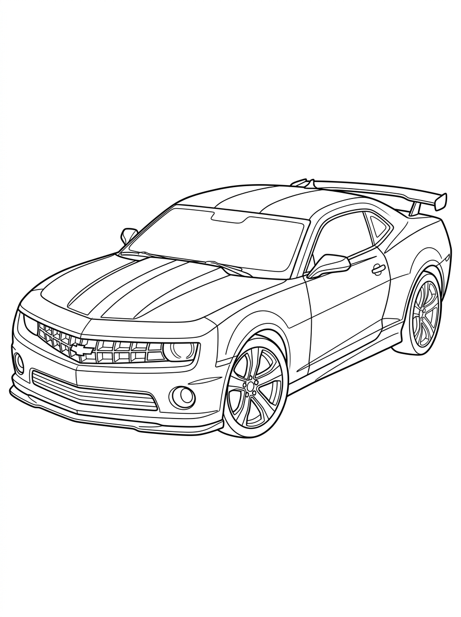 free Chevrolet coloring pages