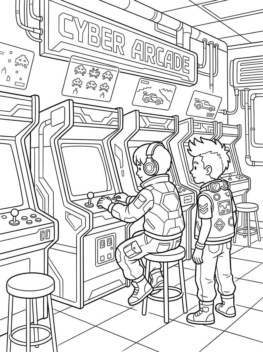 Cyberpunk Coloring Pages 2 Cyberpunk printable coloring pages