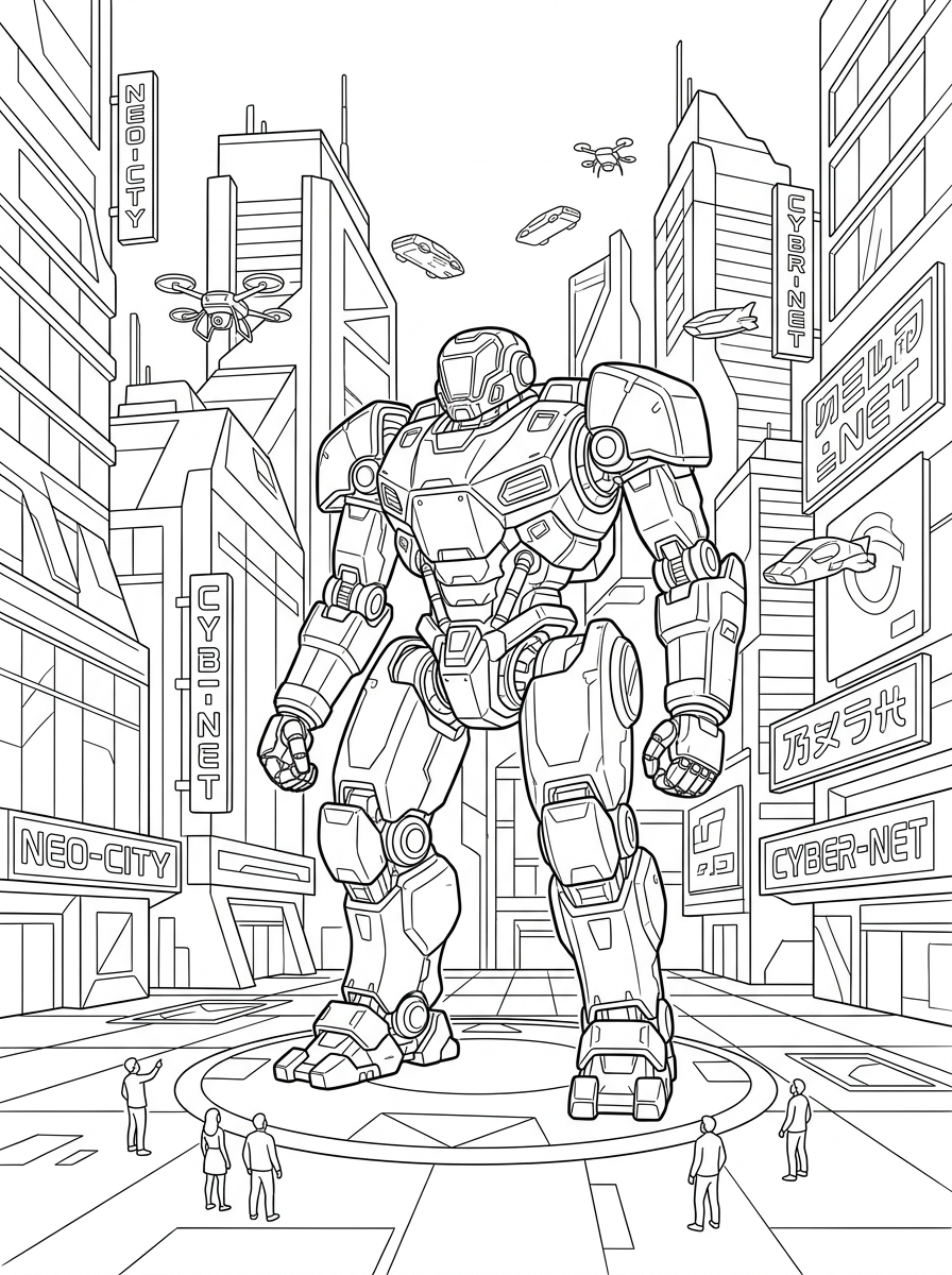 Cyberpunk Coloring Pages 12 free printable coloring pages Cyberpunk