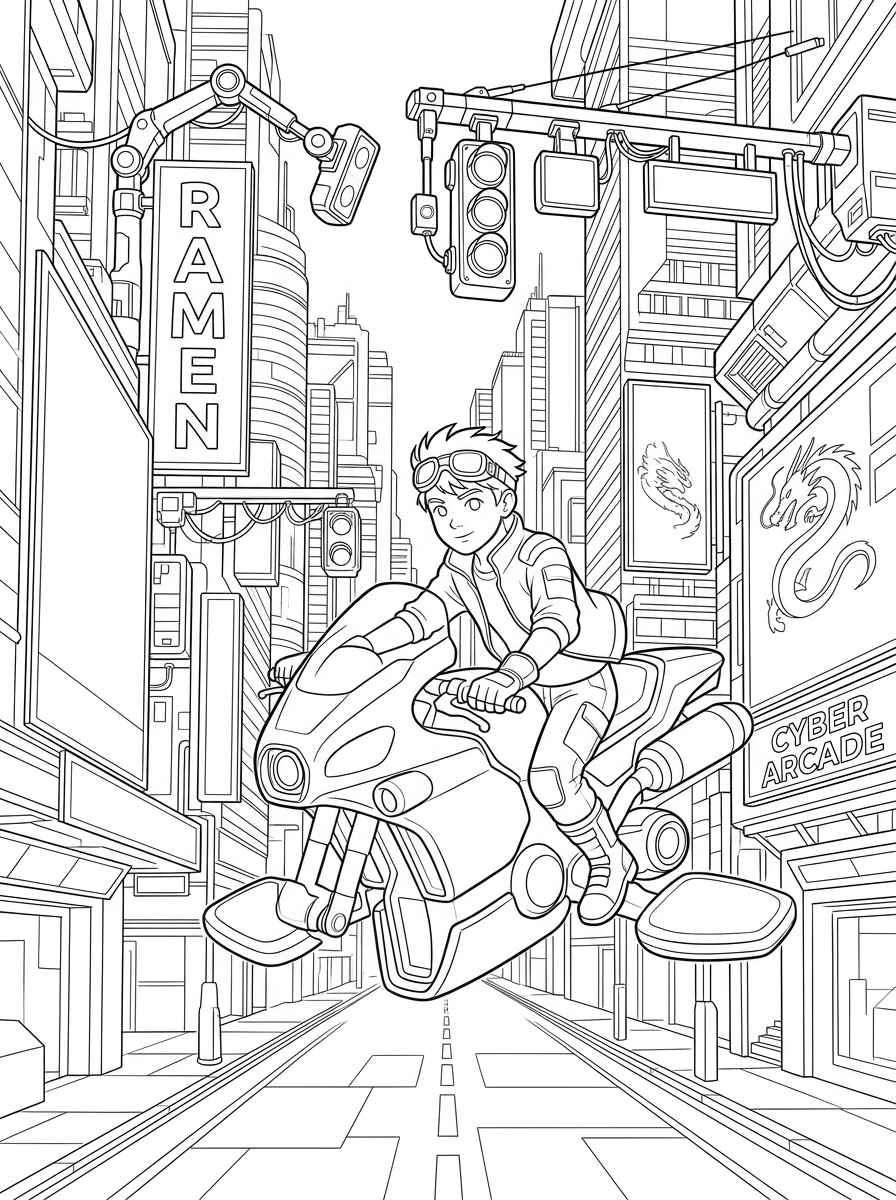 Cyberpunk Coloring Pages 21 grinch cute Cyberpunk coloring pages