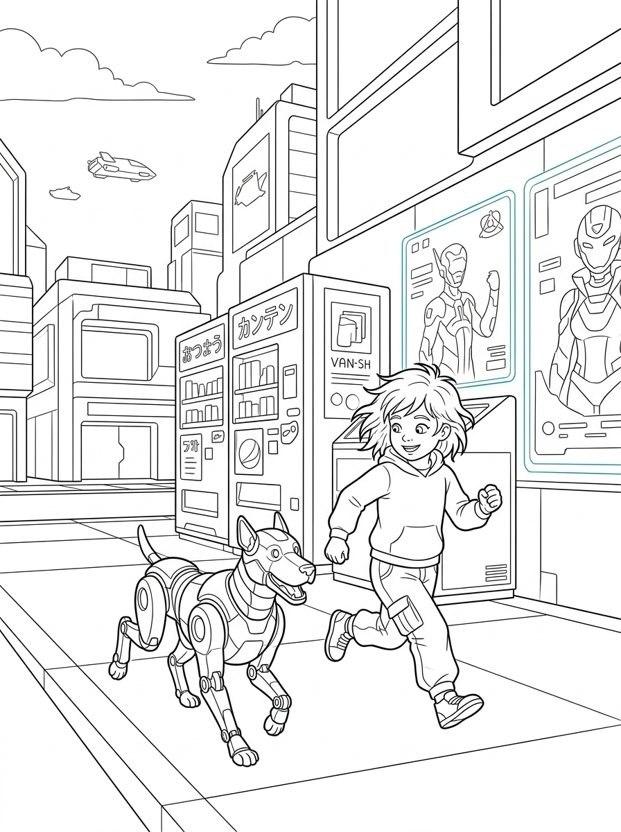 Cyberpunk Coloring Pages 25 Cyberpunk free coloring pages