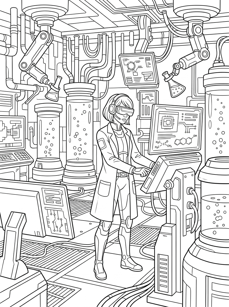 Cyberpunk Coloring Pages 26 free Cyberpunk printable coloring pages