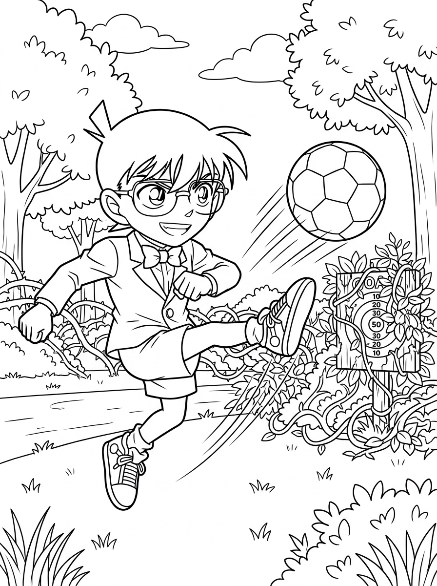 free Detective Conan coloring pages