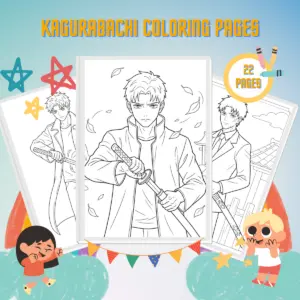 Miniatura delle disegni da colorare di Kagurabachi