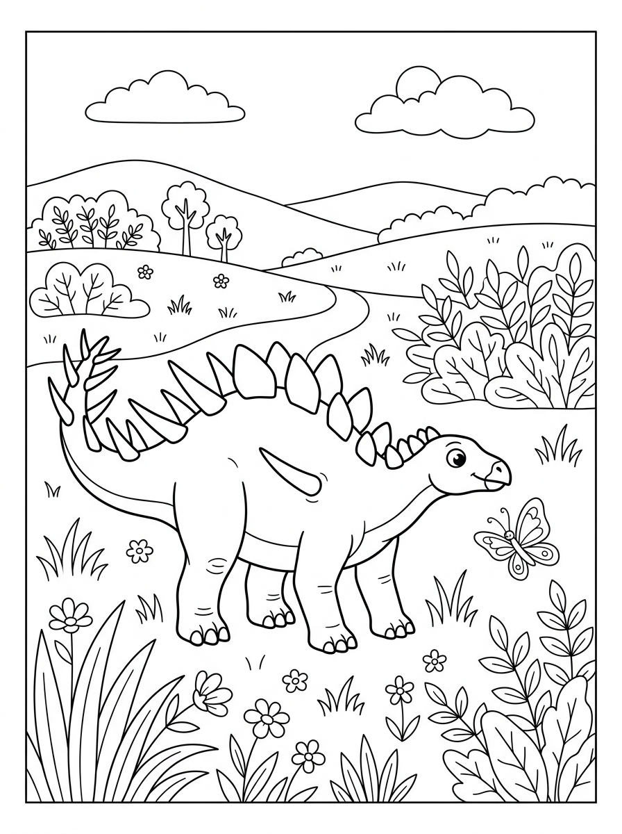 Kentrosaurus Coloring Pages 15 Kentrosaurus cards coloring pages