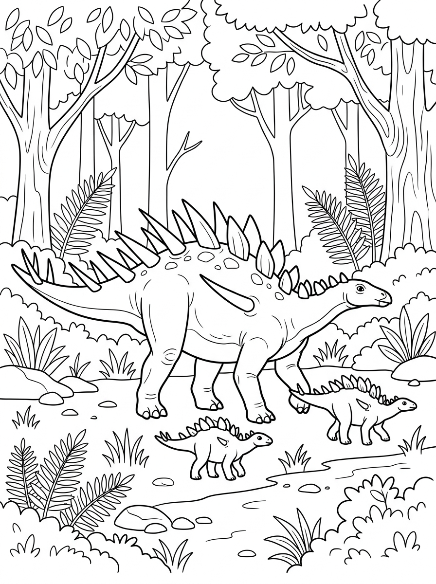 Kentrosaurus Coloring Pages 16 Kentrosaurus coloring pages printable free 1