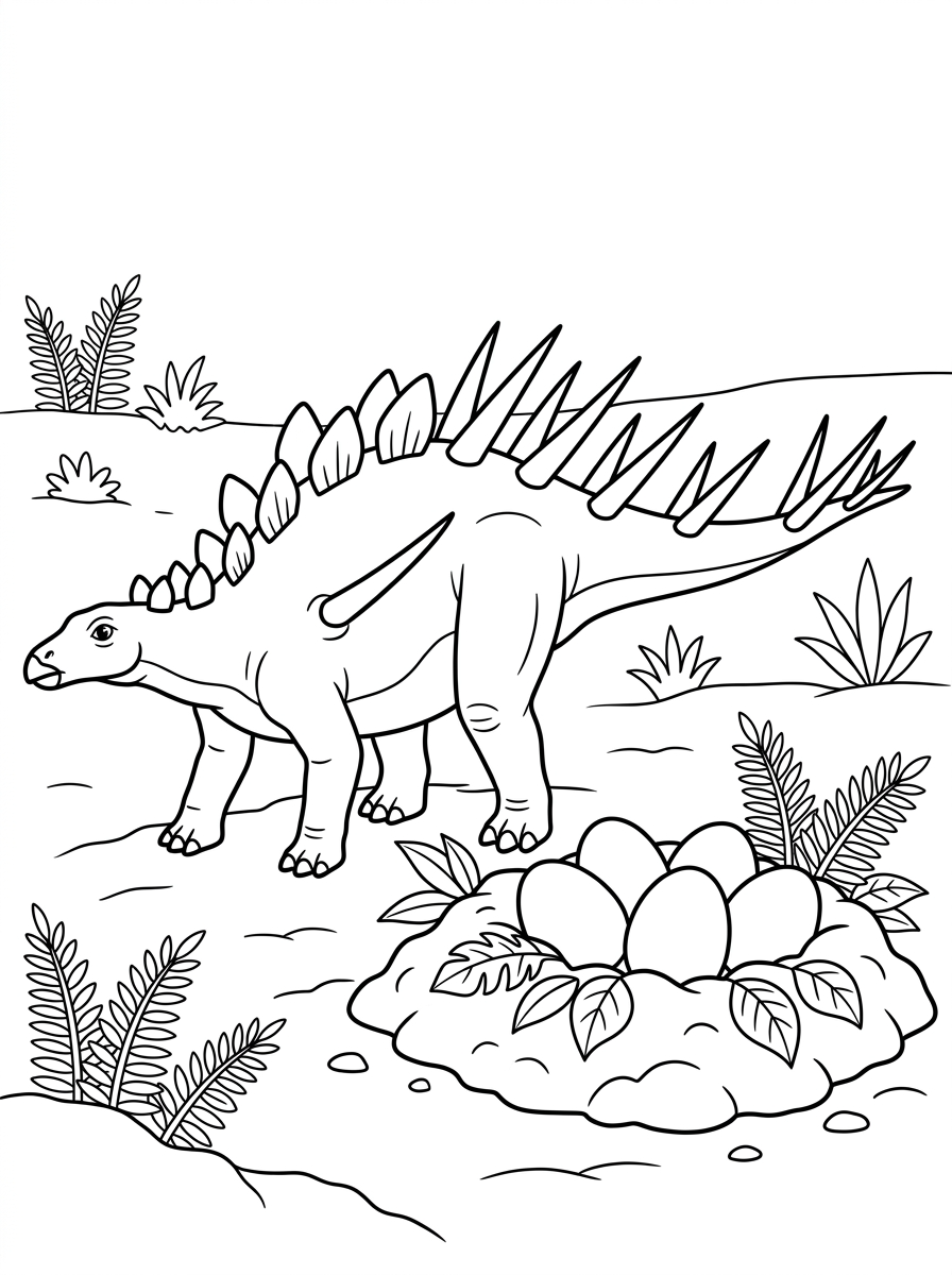 Kentrosaurus Coloring Pages 17 free Kentrosaurus printable coloring pages