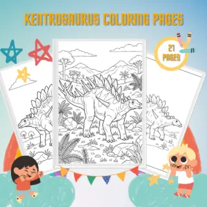 Kentrosaurus Coloring Pages thumbnail