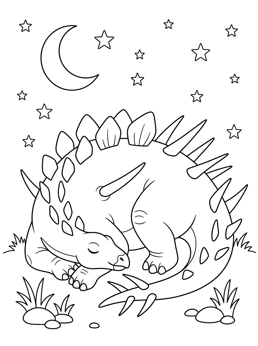 Kentrosaurus Coloring Pages 6 coloring pages for kids Kentrosaurus