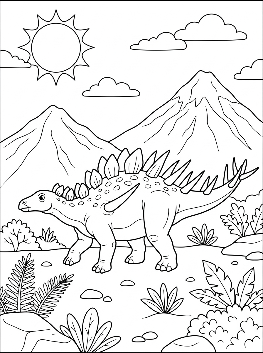 Kentrosaurus Coloring Pages 9 Kentrosaurus coloring pages printable free