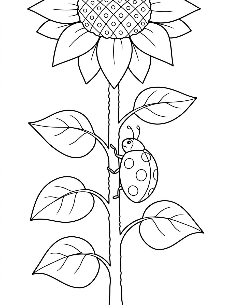 free printable Ladybug coloring pages