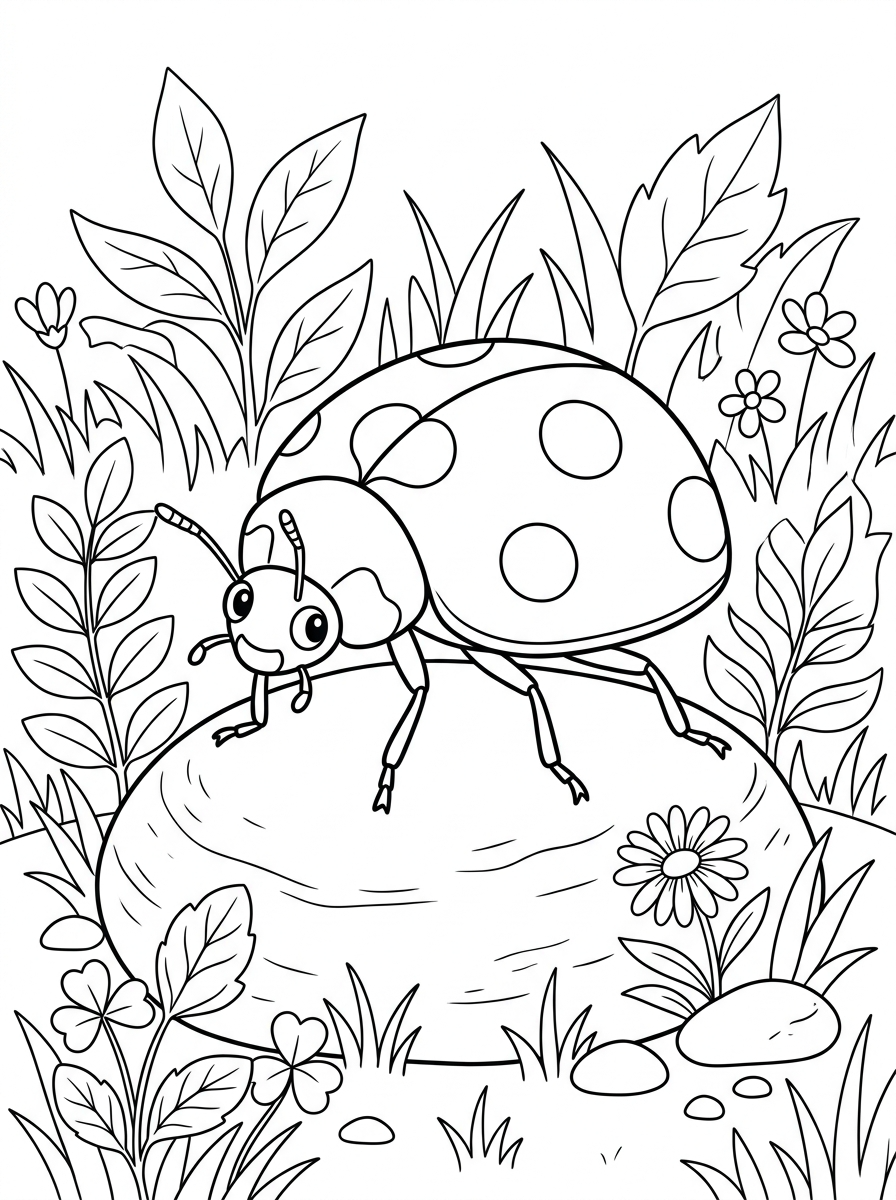 Ladybug coloring pages