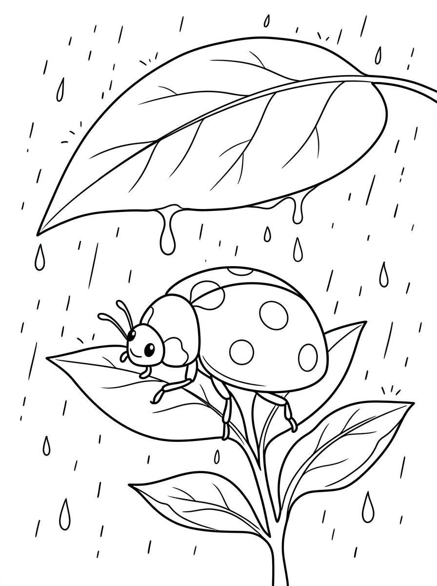 grinch cute Ladybug coloring pages