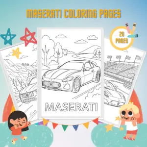 Maserati Coloring Pages thumbnail