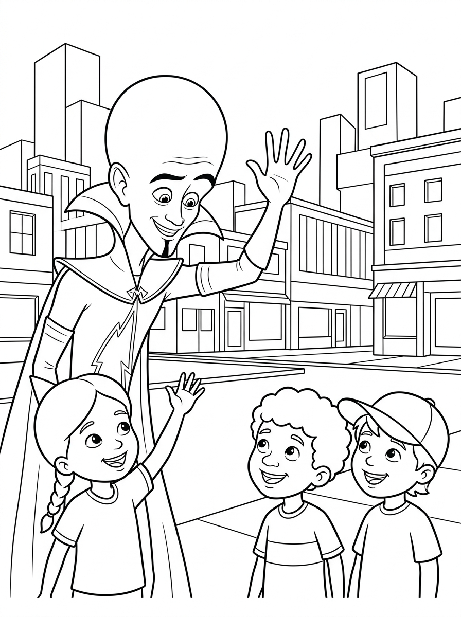 Megamind Coloring Pages 20 Megamind coloring pages pdf 1