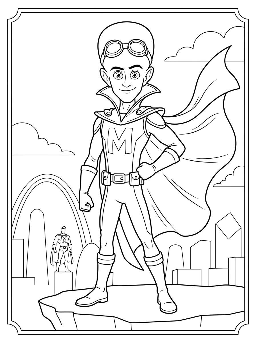 Megamind Coloring Pages 10 Megamind coloring pages free