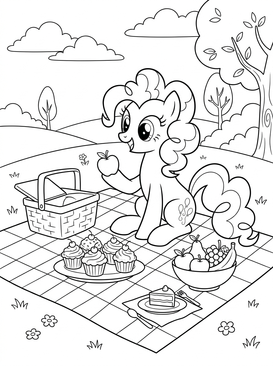 Kolorowanki Pinkie Pie 13 darmowe kolorowanki do druku Pinkie Pie