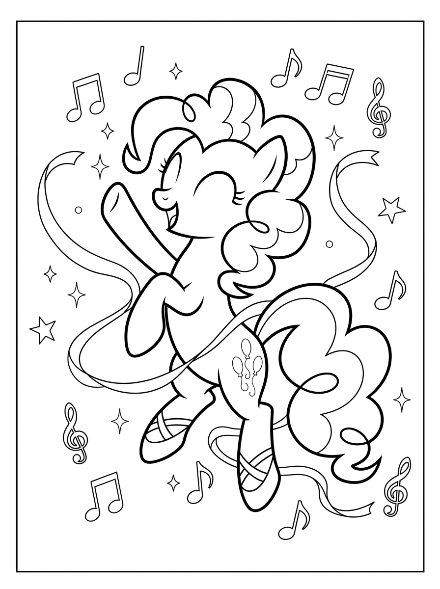 Kolorowanki Pinkie Pie 15 szczegółowe kolorowanki Pinkie Pie 1