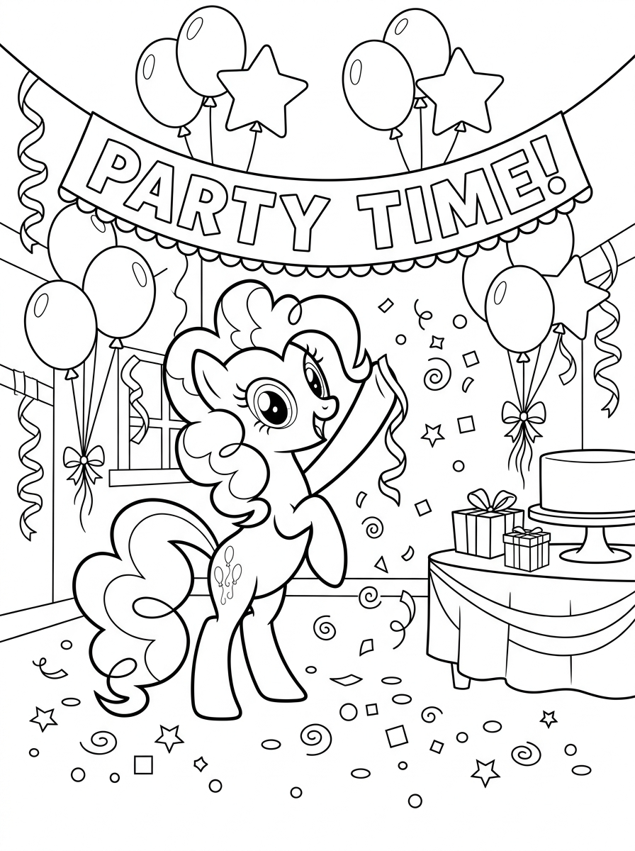 Kolorowanki Pinkie Pie 16 Darmowe kolorowanki Pinkie Pie