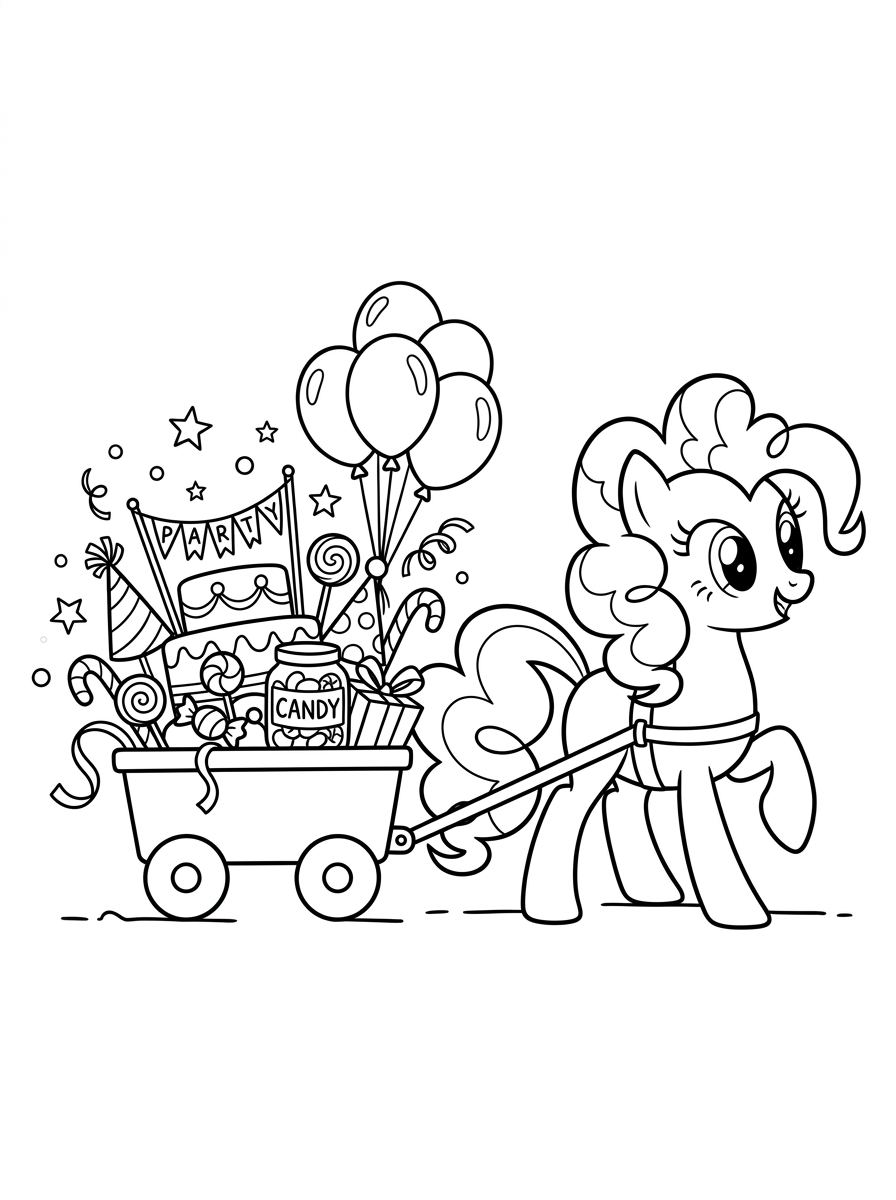 Kolorowanki Pinkie Pie 20 staromodne kolorowanki Pinkie Pie 1