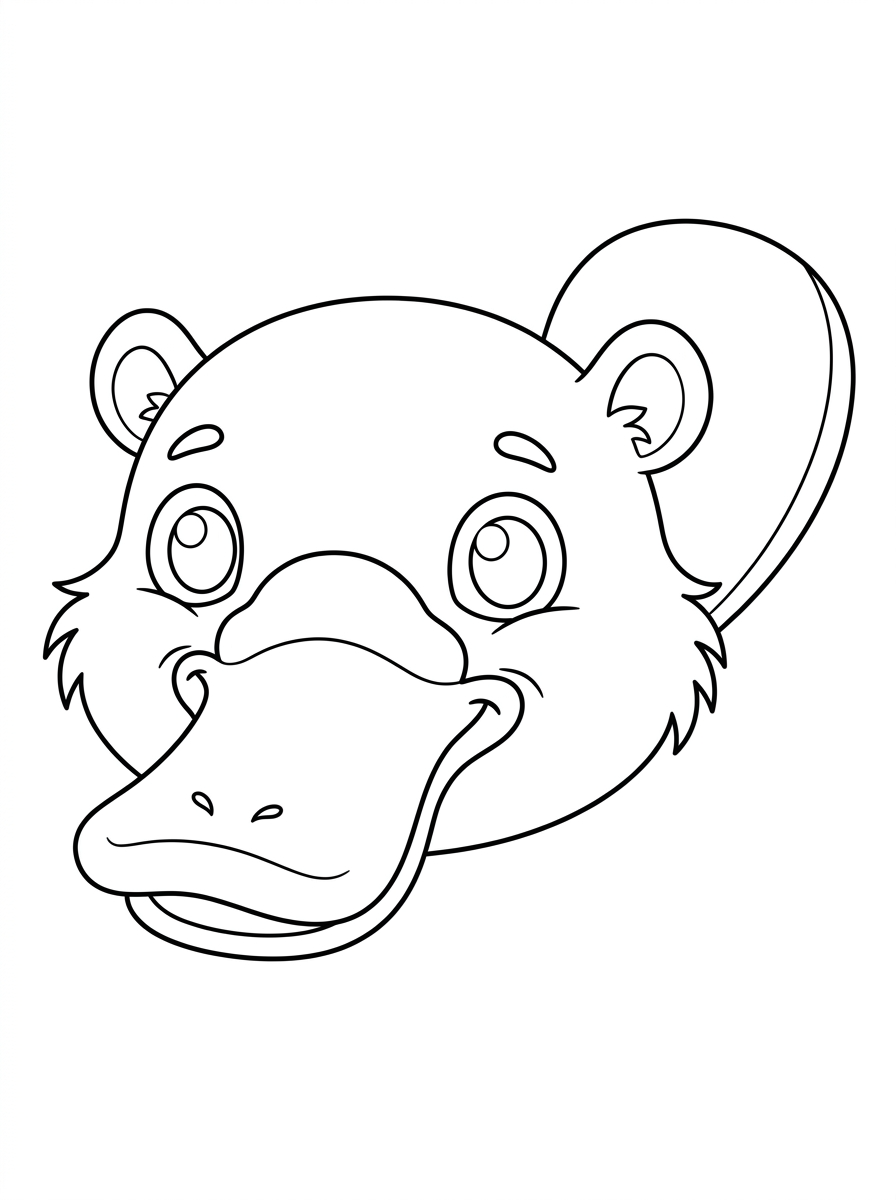 free coloring pages Platypus