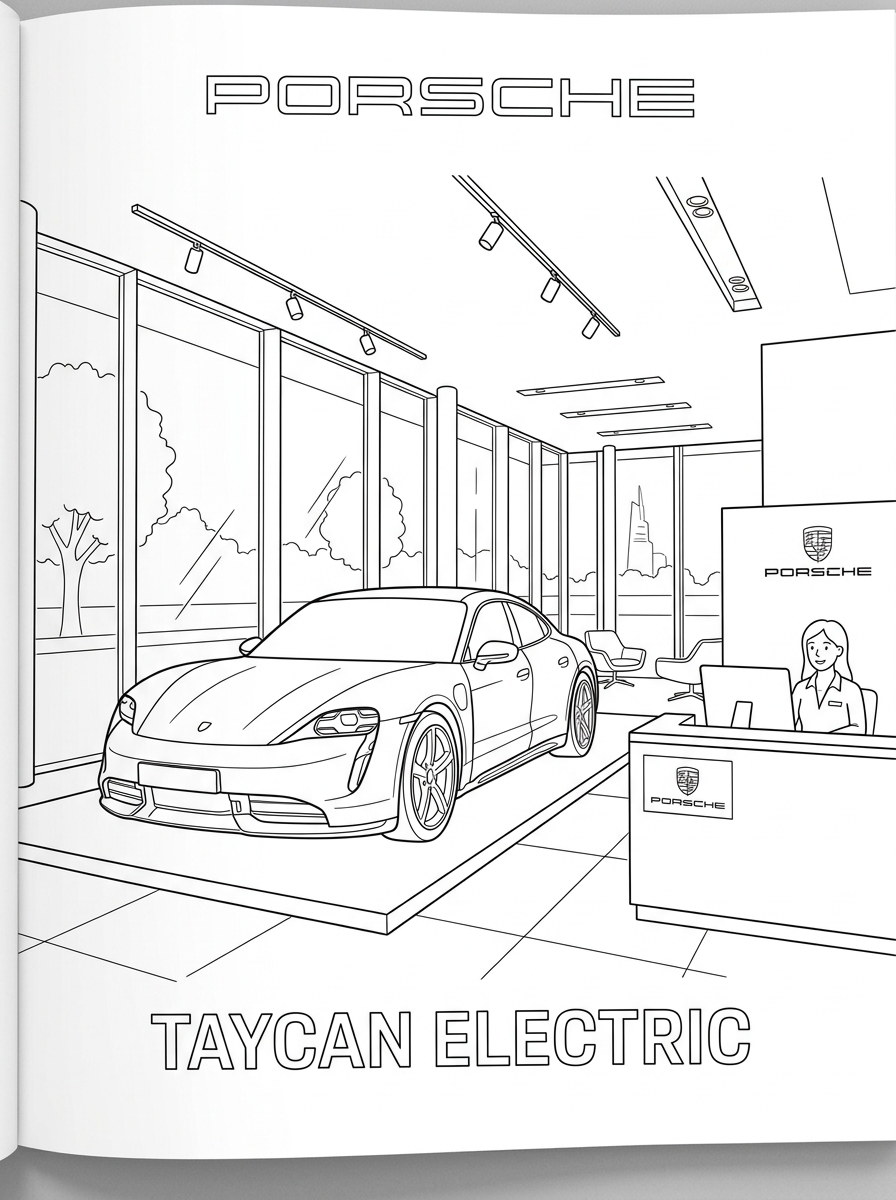 Porsche Coloring Pages 19 Porsche free coloring pages 1