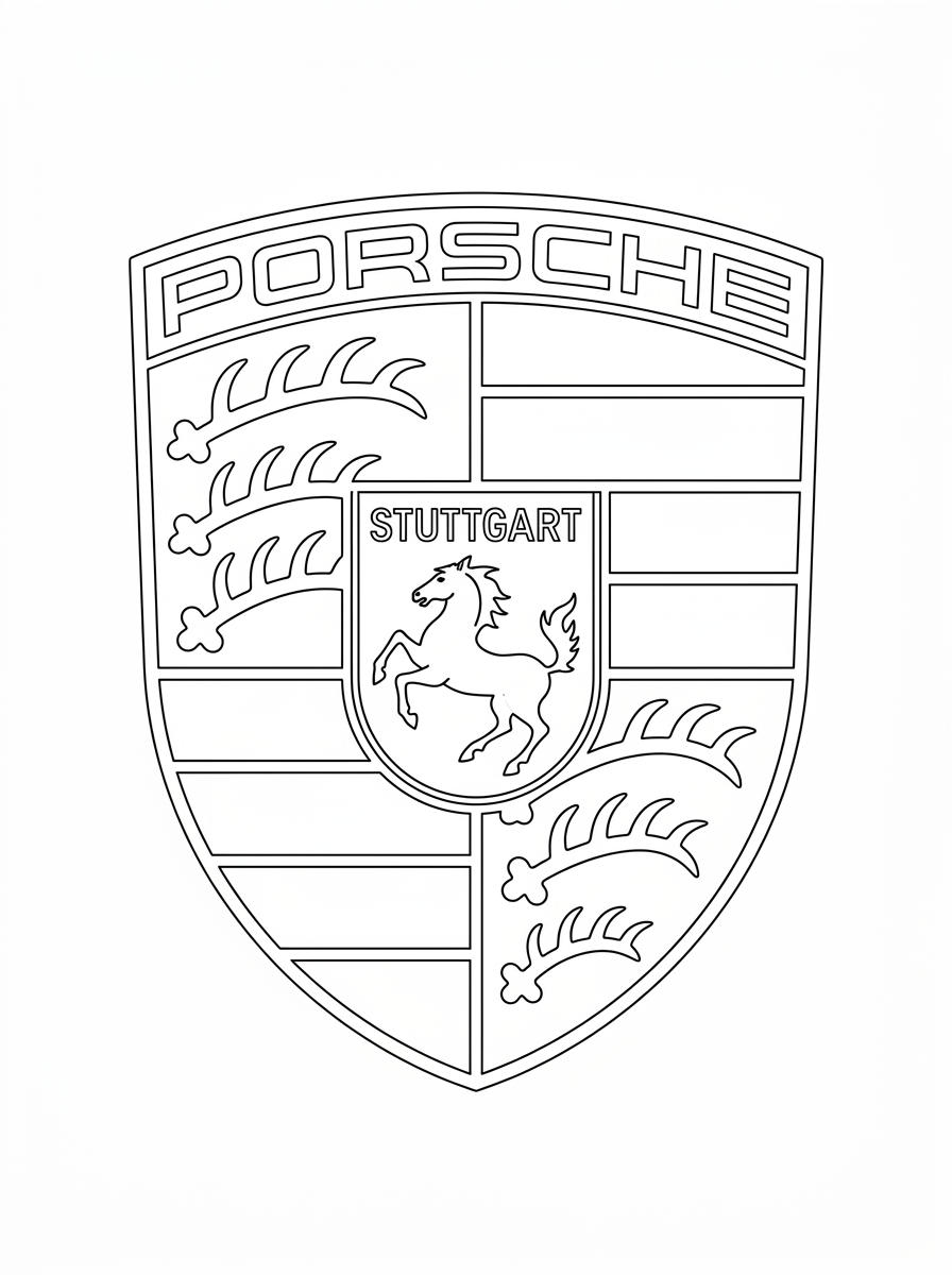 Porsche Coloring Pages 20 Porsche printable coloring pages