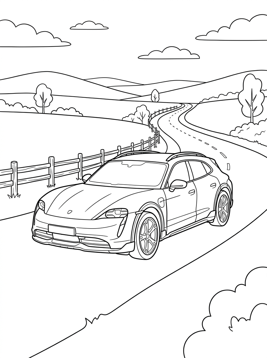 Porsche Coloring Pages 26 Porsche cards coloring pages 1