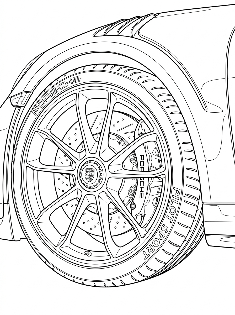 Porsche Coloring Pages 27 free Porsche coloring pages printable