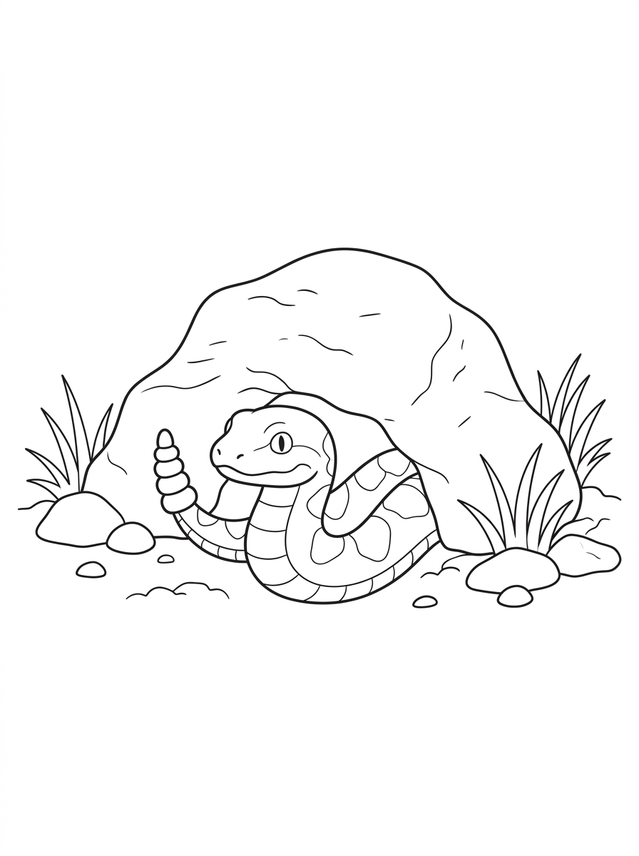 Rattlesnake Coloring Pages 2 Rattlesnake coloring pages printable free