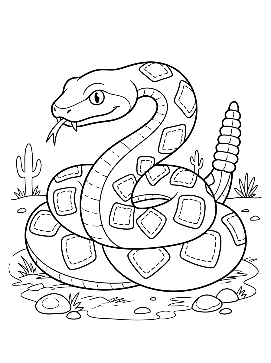 Rattlesnake Coloring Pages 12 Rattlesnake coloring pages pdf