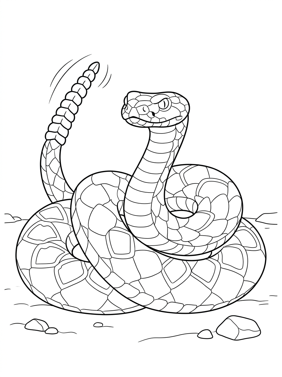 Rattlesnake Coloring Pages 13 printable Rattlesnake coloring pages for adults