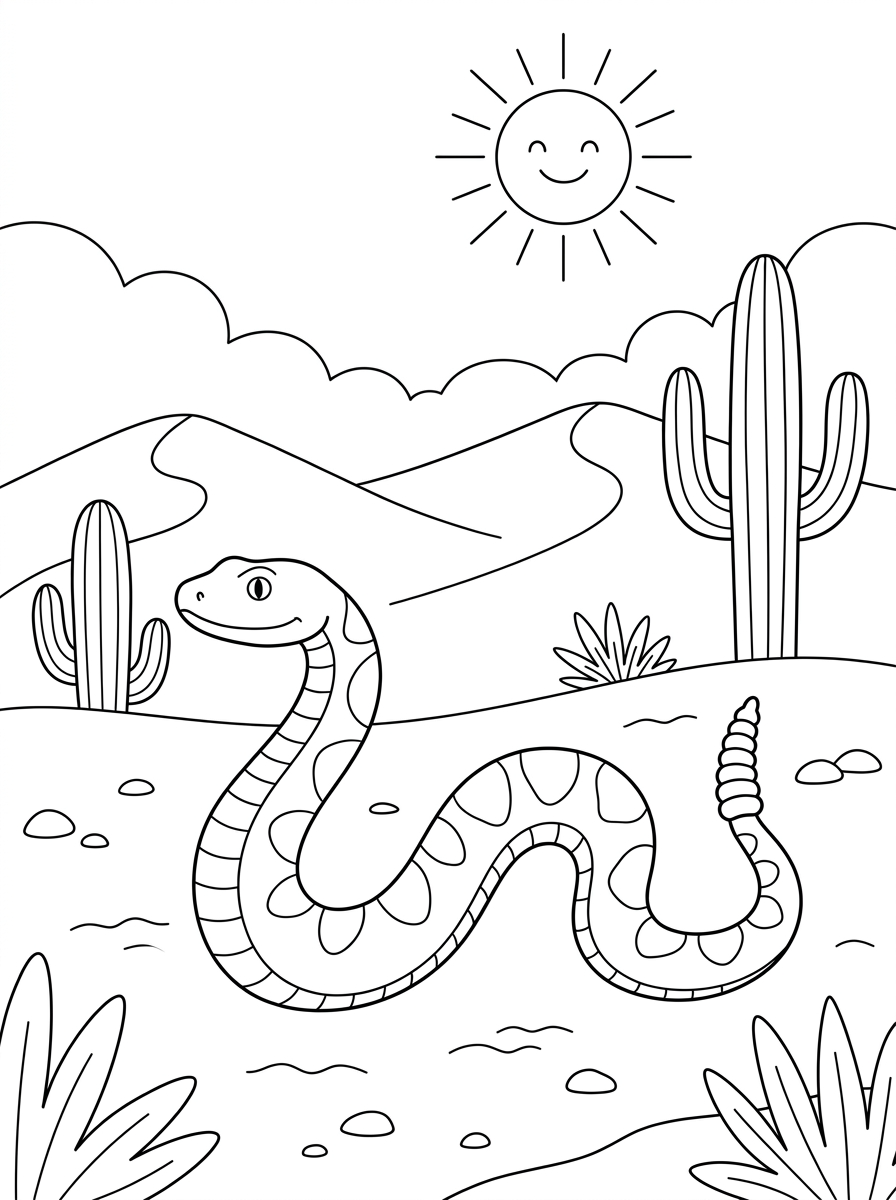 Rattlesnake Coloring Pages 18 Rattlesnake coloring pages for adults
