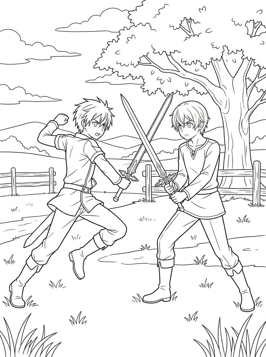 Sword Art Online Coloring Pages 14 kids Sword Art Online coloring pages 1