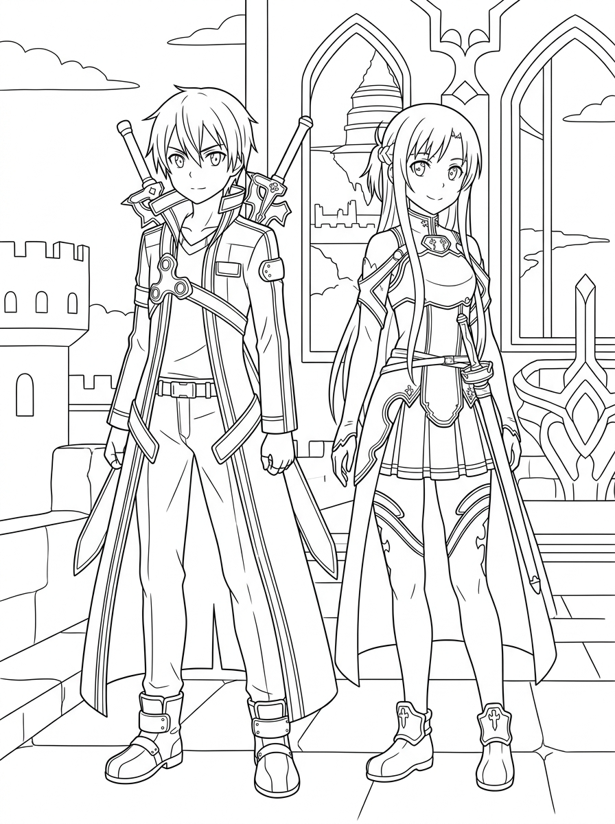 Sword Art Online Coloring Pages 24 Sword Art Online coloring pages grinch