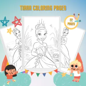Tiana Coloring Pages thumbnail