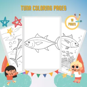 Tuna Coloring Pages thumbnail