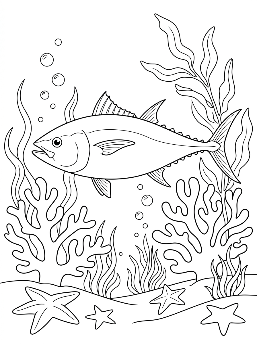 Tuna Coloring Pages 10 Tuna decorations coloring pages