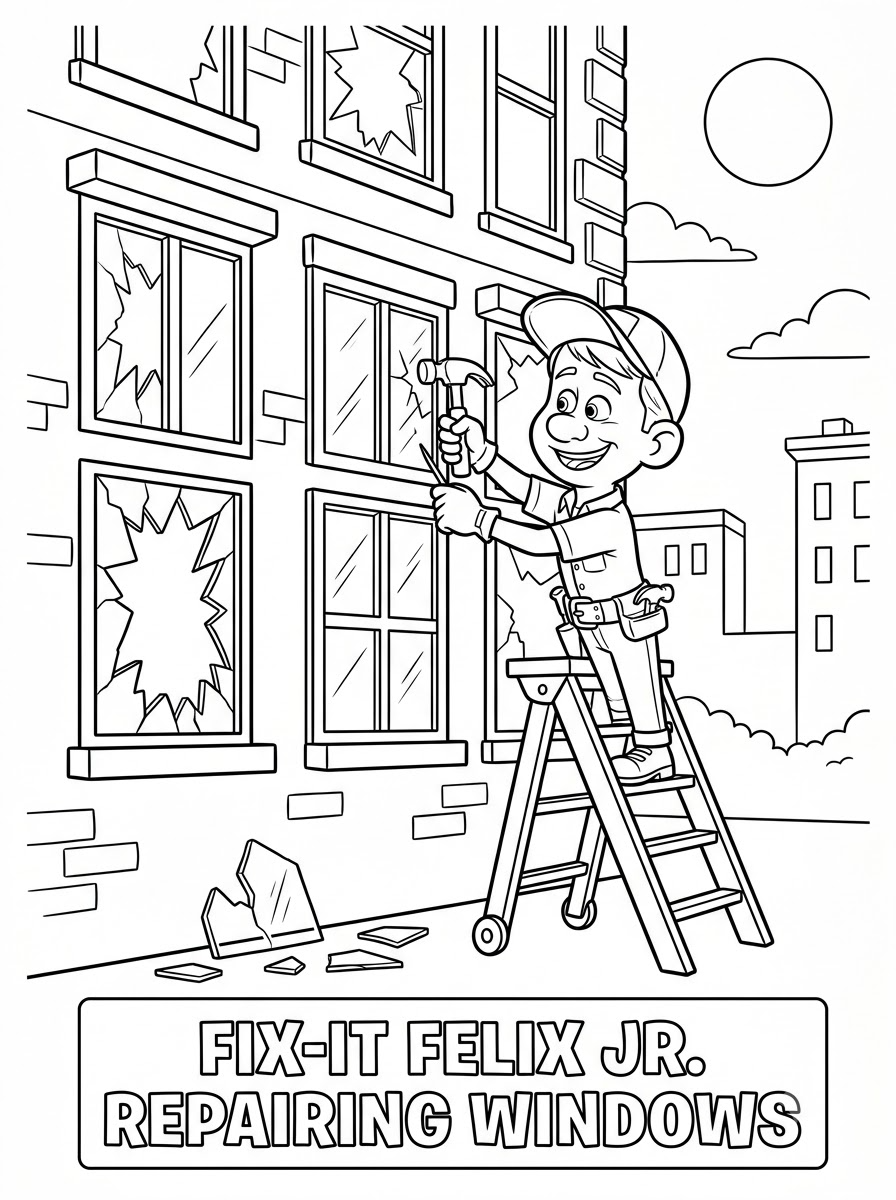 Wreck-It Ralph Coloring Pages 3 coloring Wreck It Ralph pages