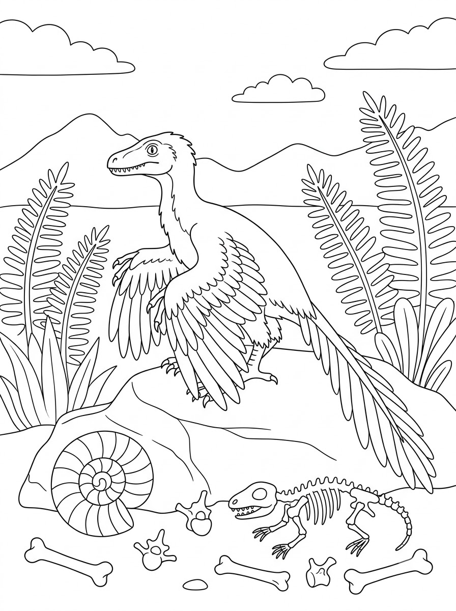 Archaeopteryx Coloring Pages 11 grinch Archaeopteryx coloring pages