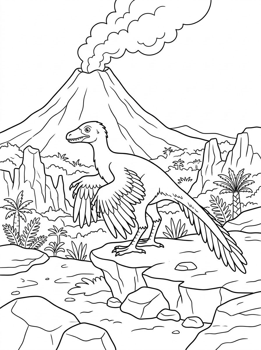 Archaeopteryx Coloring Pages 17 free printable Archaeopteryx coloring pages