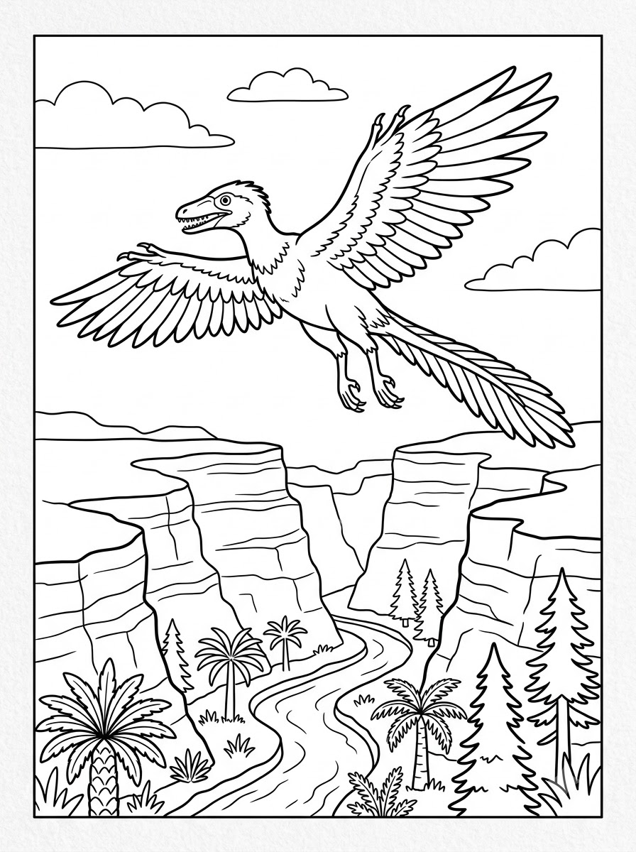 Archaeopteryx Coloring Pages 19 Archaeopteryx coloring pages easy