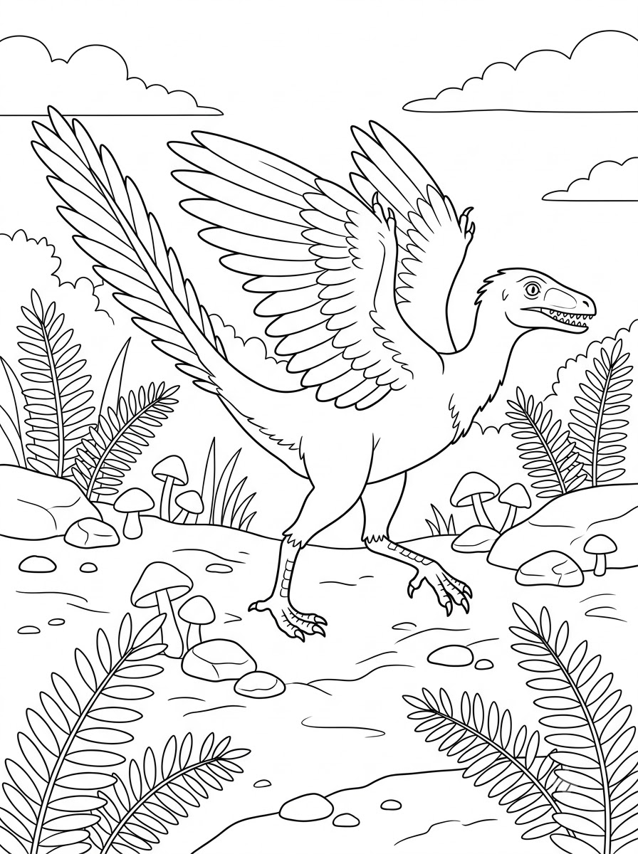Archaeopteryx Coloring Pages 20 Archaeopteryx coloring pages grinch