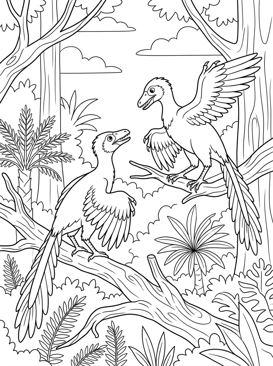 Archaeopteryx Coloring Pages 22 Archaeopteryx coloring pages