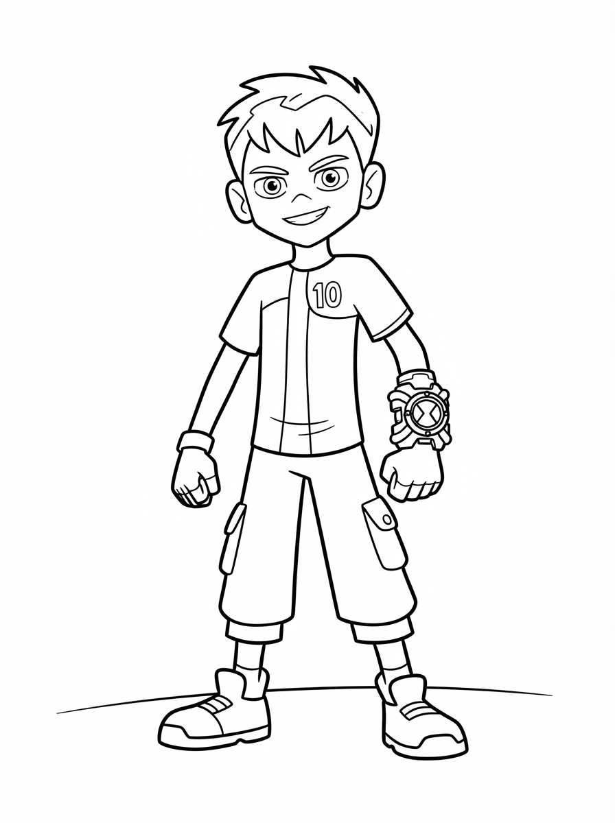 free printable Ben 10 coloring pages