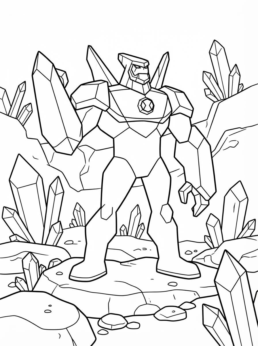 vintage Ben 10 coloring pages 1